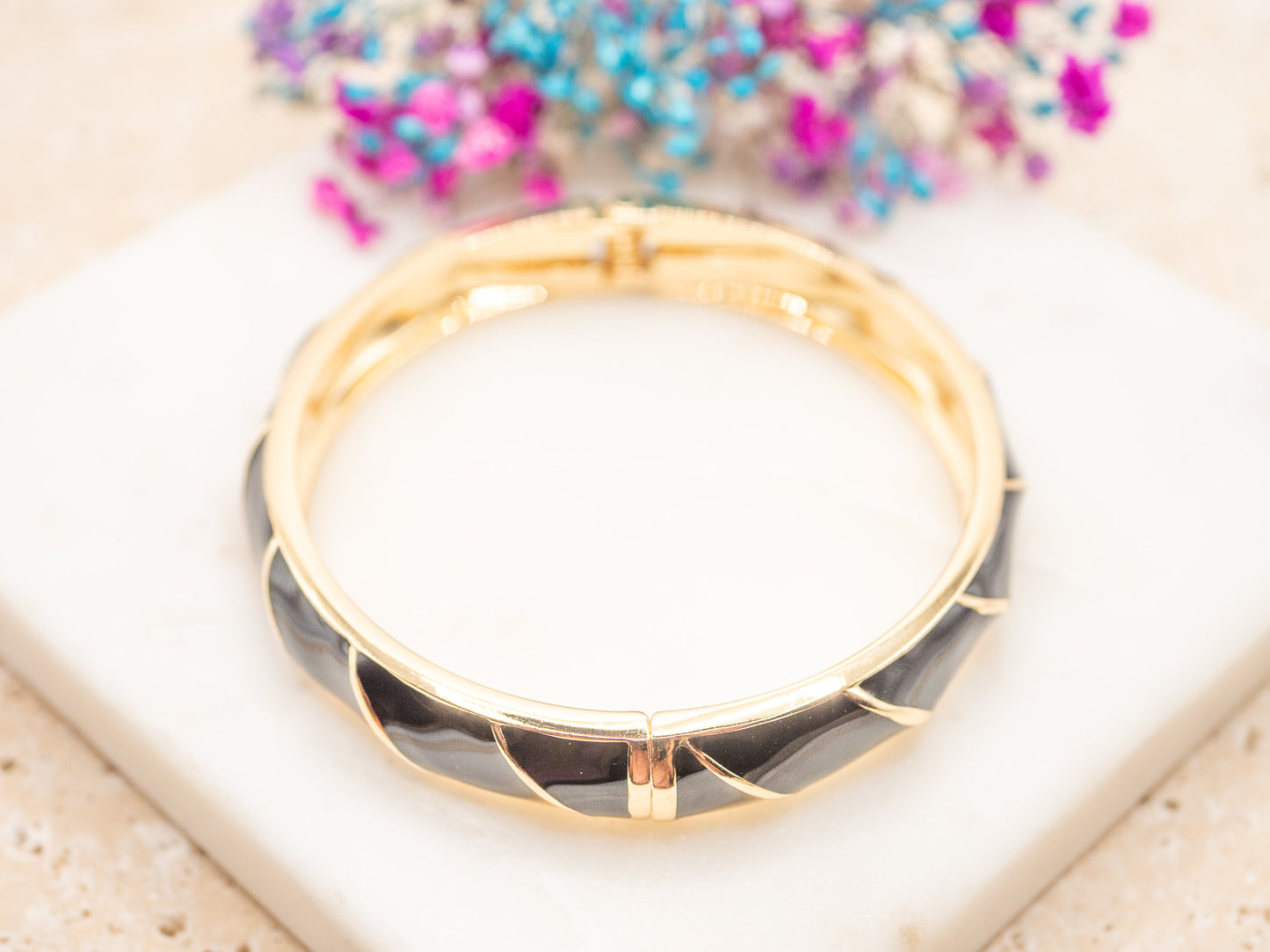 Bracelet Zèbre Doré