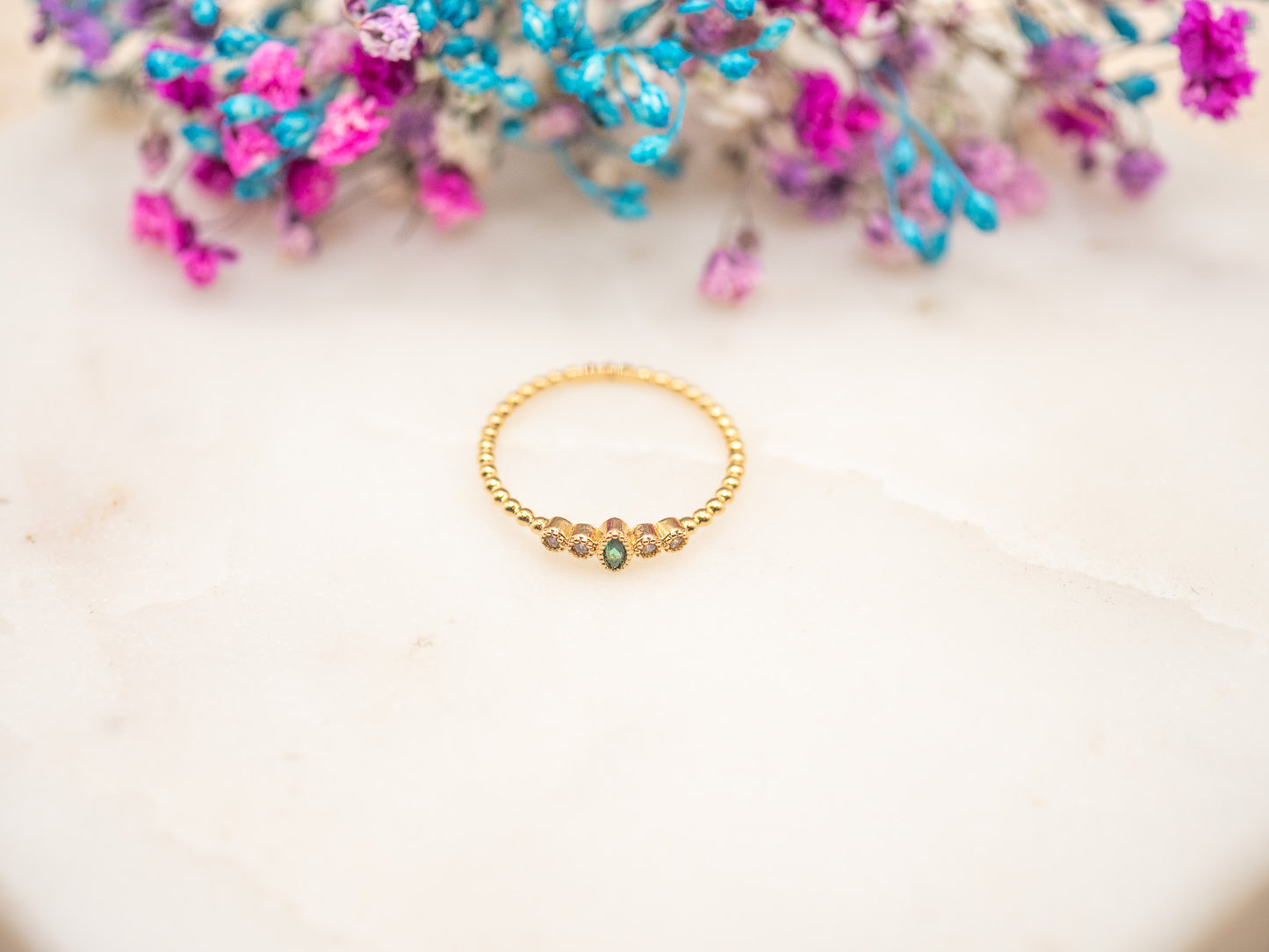Bague Olive Lagune