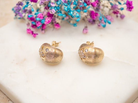 Boucles d'oreilles Coquille Solaire