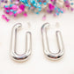 Boucles d'oreilles Anse Chrome