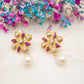 Boucles d'oreilles Bouquet Fuchsia