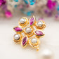 Boucles d'oreilles Bouquet Fuchsia