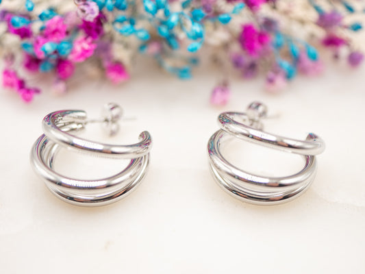 Boucles d'oreilles Miroir Salin