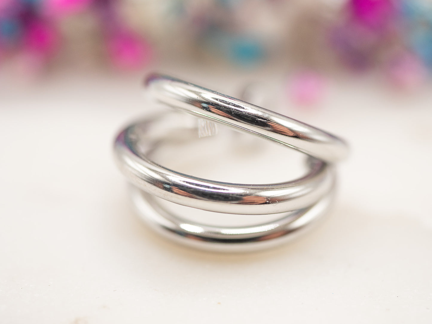 Boucles d'oreilles Miroir Salin
