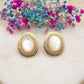 Boucles d'oreilles Ovale Soleil