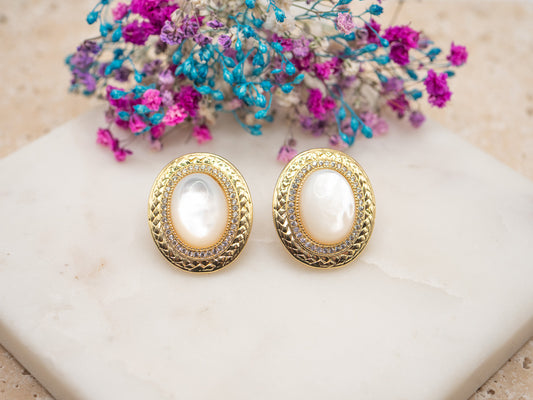 Boucles d'oreilles Ovale Soleil