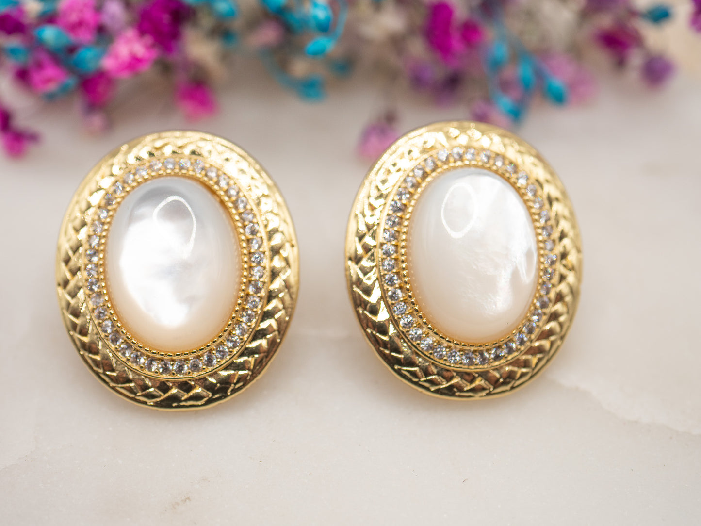 Boucles d'oreilles Ovale Soleil