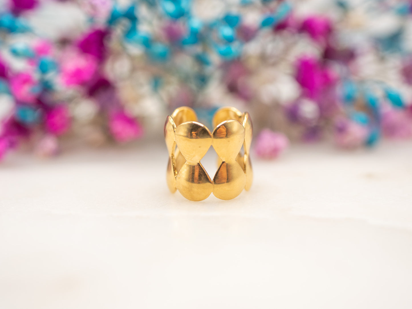 Earcuff Étreinte Dorée
