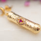 Boucles d'oreilles Tube Soleil