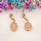 Boucles d'oreilles Rose Salée