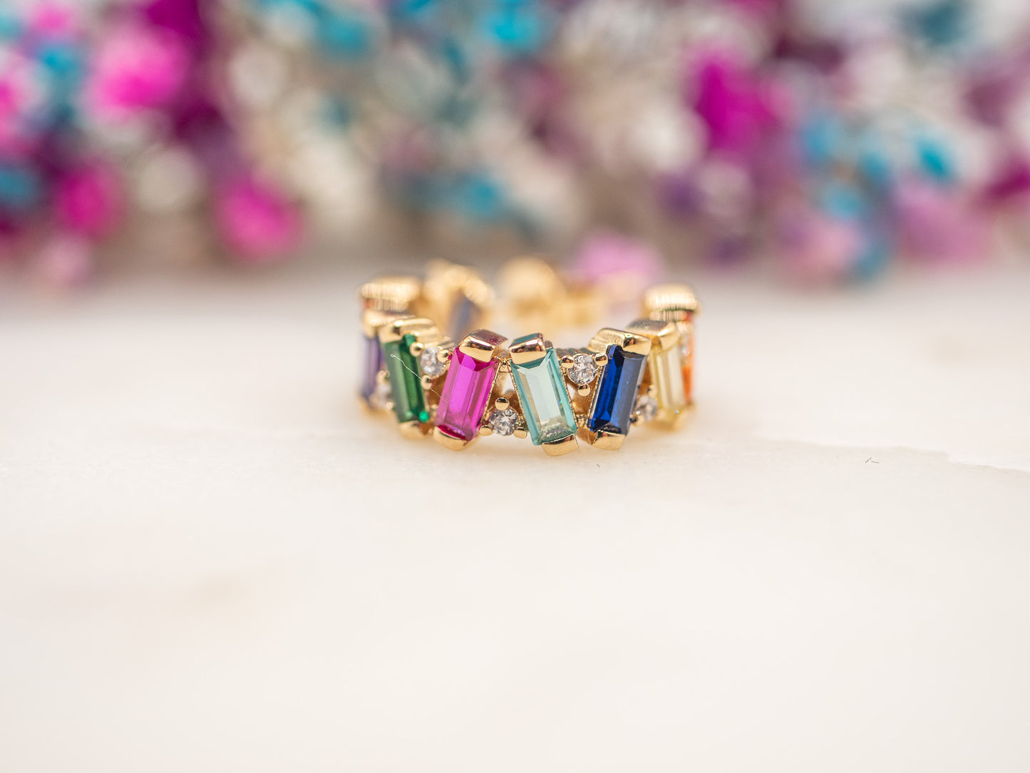 Boucle d'oreille unique Arcade Sorbet