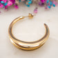 Boucles d'oreilles Arc Doré