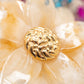 Boucles d'oreilles Dahlia Doré