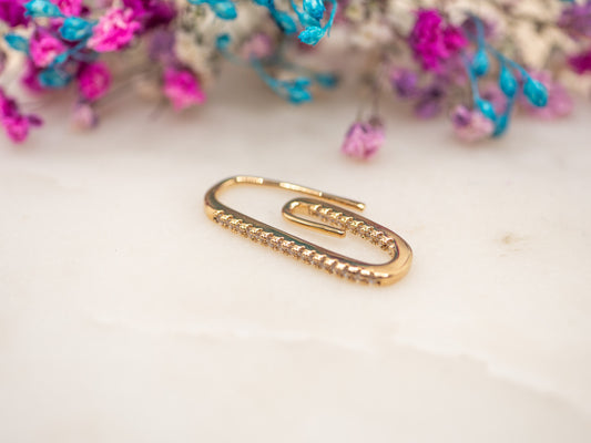 Boucles d'oreilles Trombone Miel