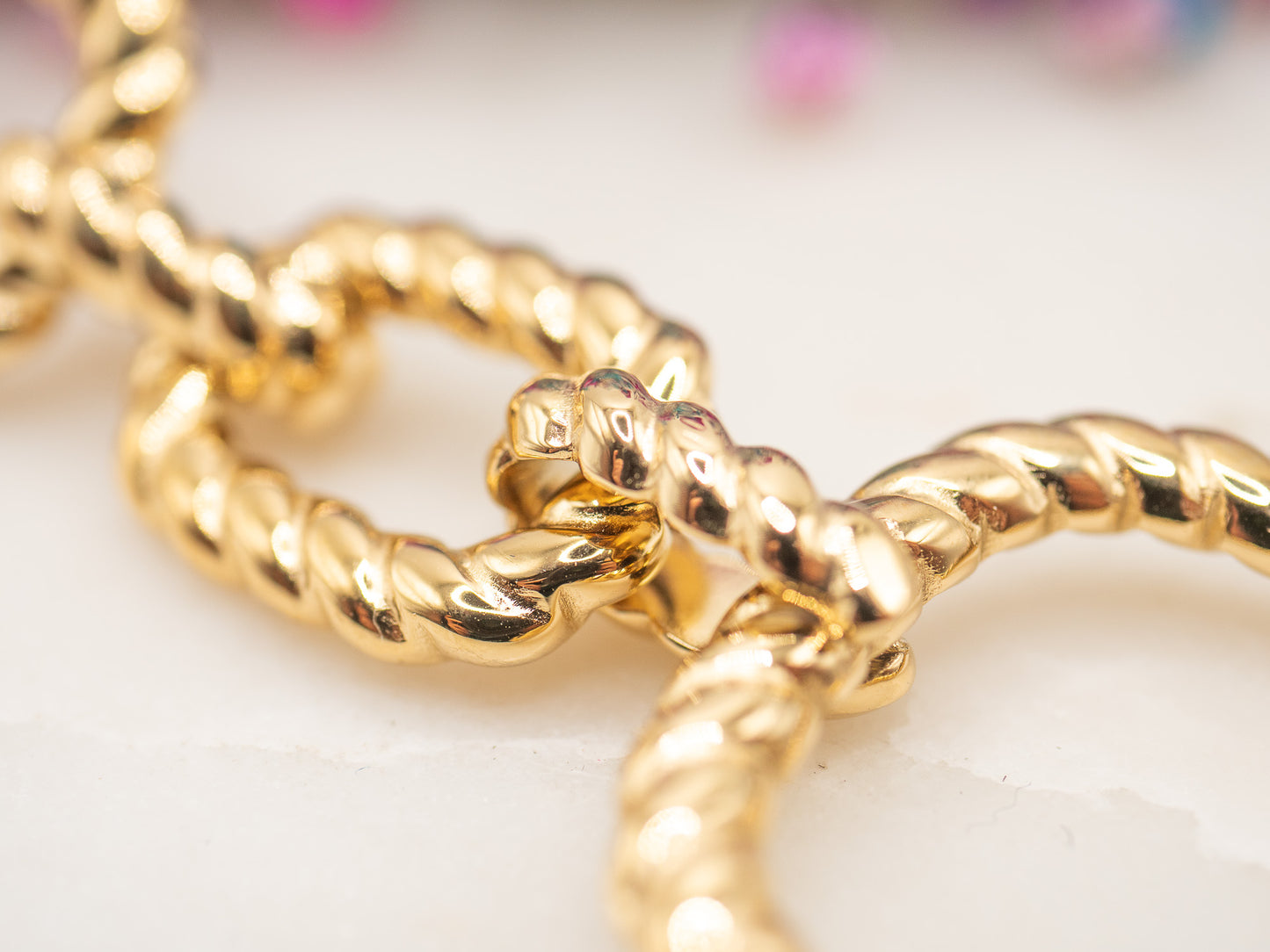 Boucles d'oreilles Corde Solaire