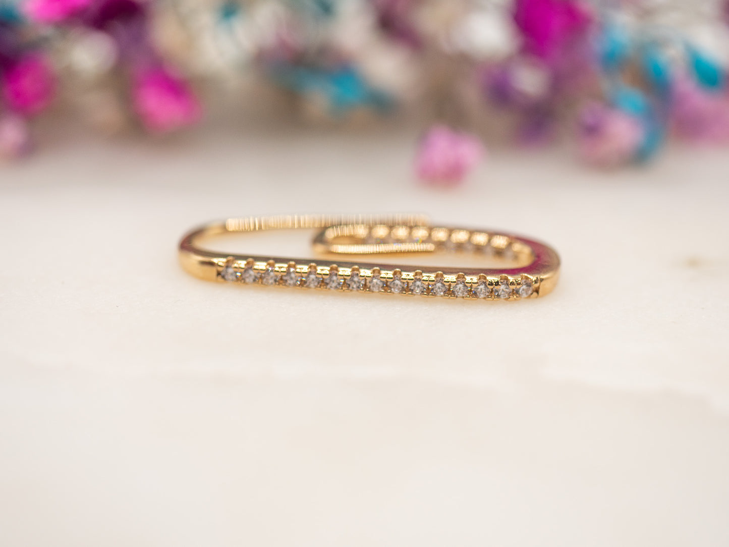 Boucles d'oreilles Trombone Miel