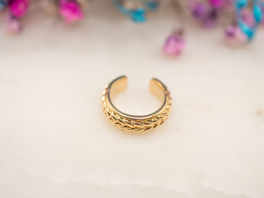 Earcuff Tressage Doré
