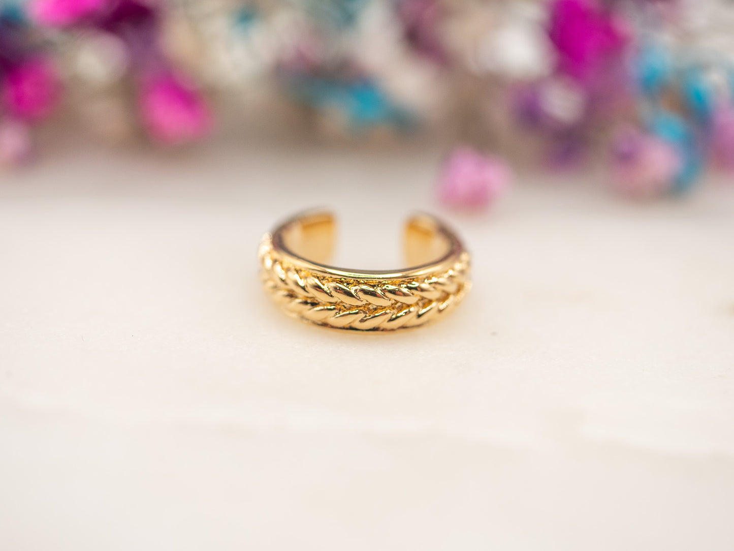Earcuff Tressage Doré
