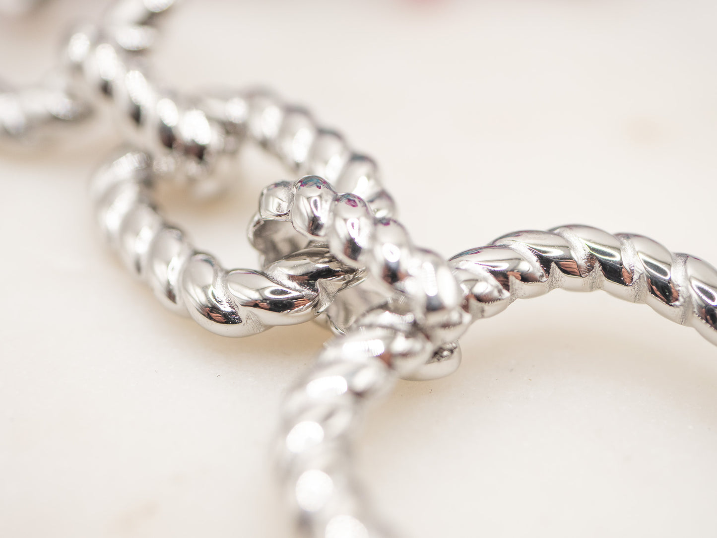 Boucles d'oreilles Liens Marin