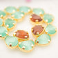 Boucles d'oreilles Lagune Menthe