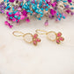Boucles d'oreilles Sorbet Corail
