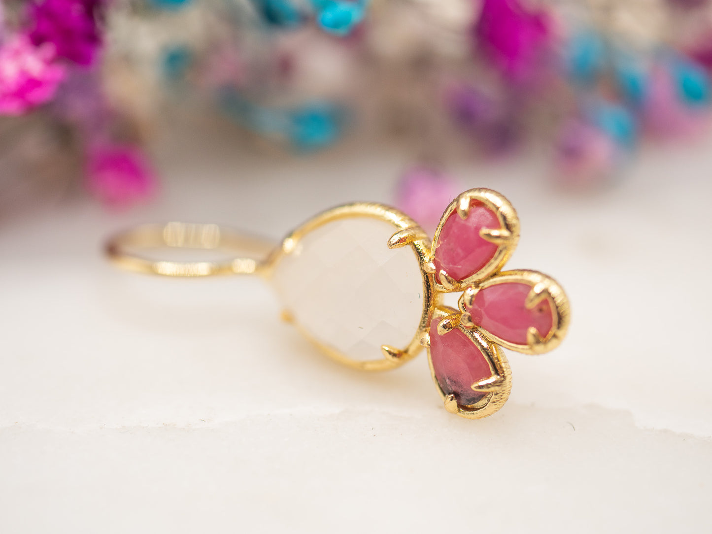 Boucles d'oreilles Sorbet Corail