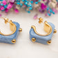 Boucles d'oreilles Azur Glacé