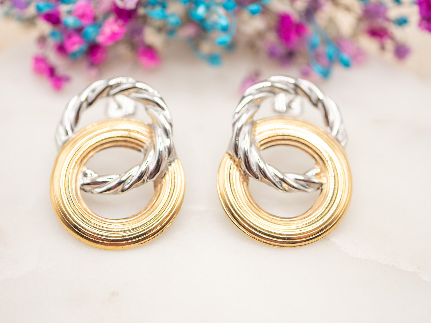 Boucles d'oreilles Duo Étreinte