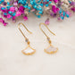 Boucles d'oreilles Lune Dorée