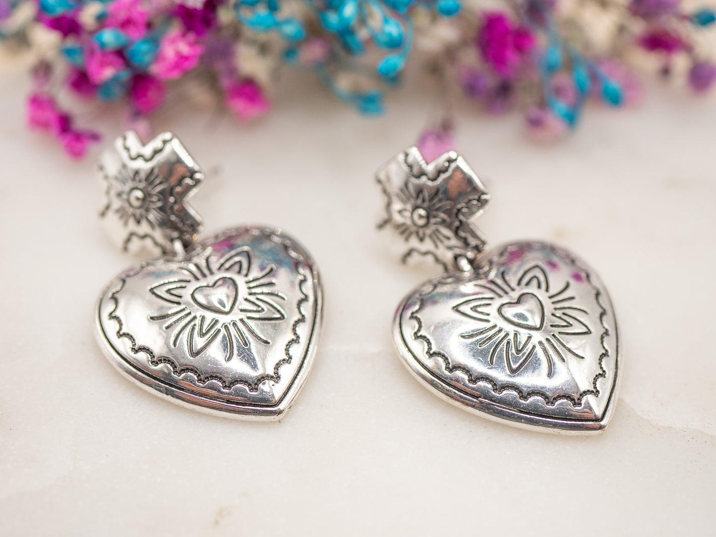Boucles d'oreilles Cœur Ex-Voto