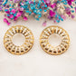 Boucles d'oreilles Hublot Doré