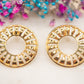 Boucles d'oreilles Hublot Doré