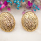 Boucles d'oreilles Galets Dorés