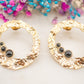 Boucles d'oreilles Créoles Nuit Dorée