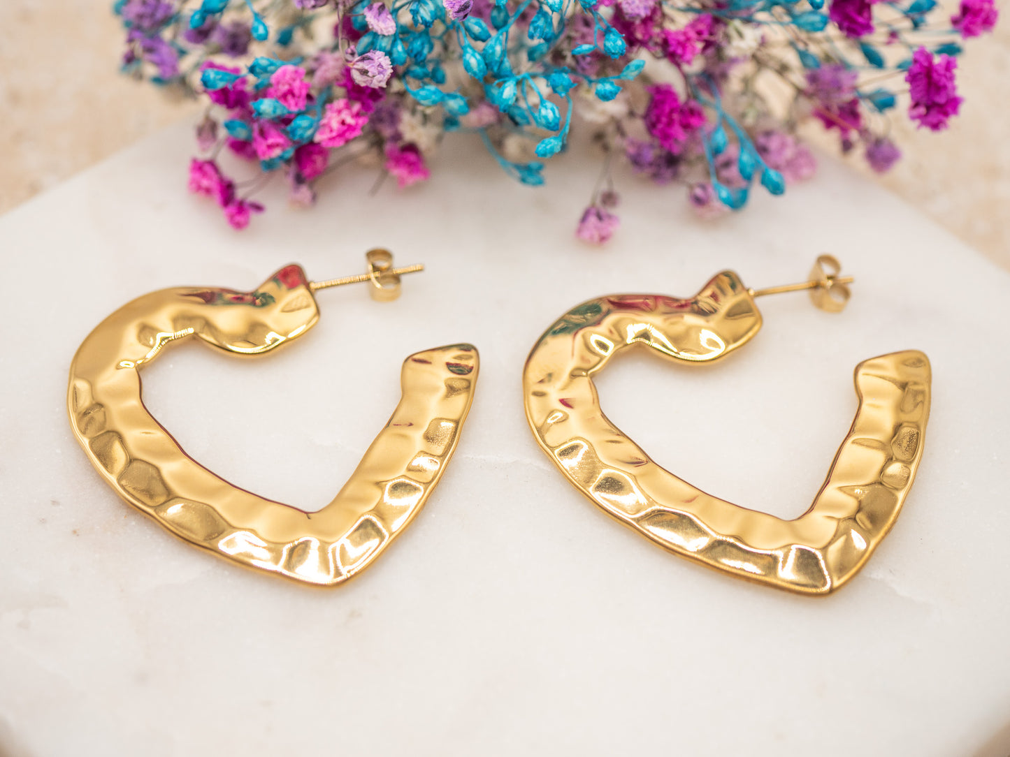 Boucles d'oreilles Arc Miel