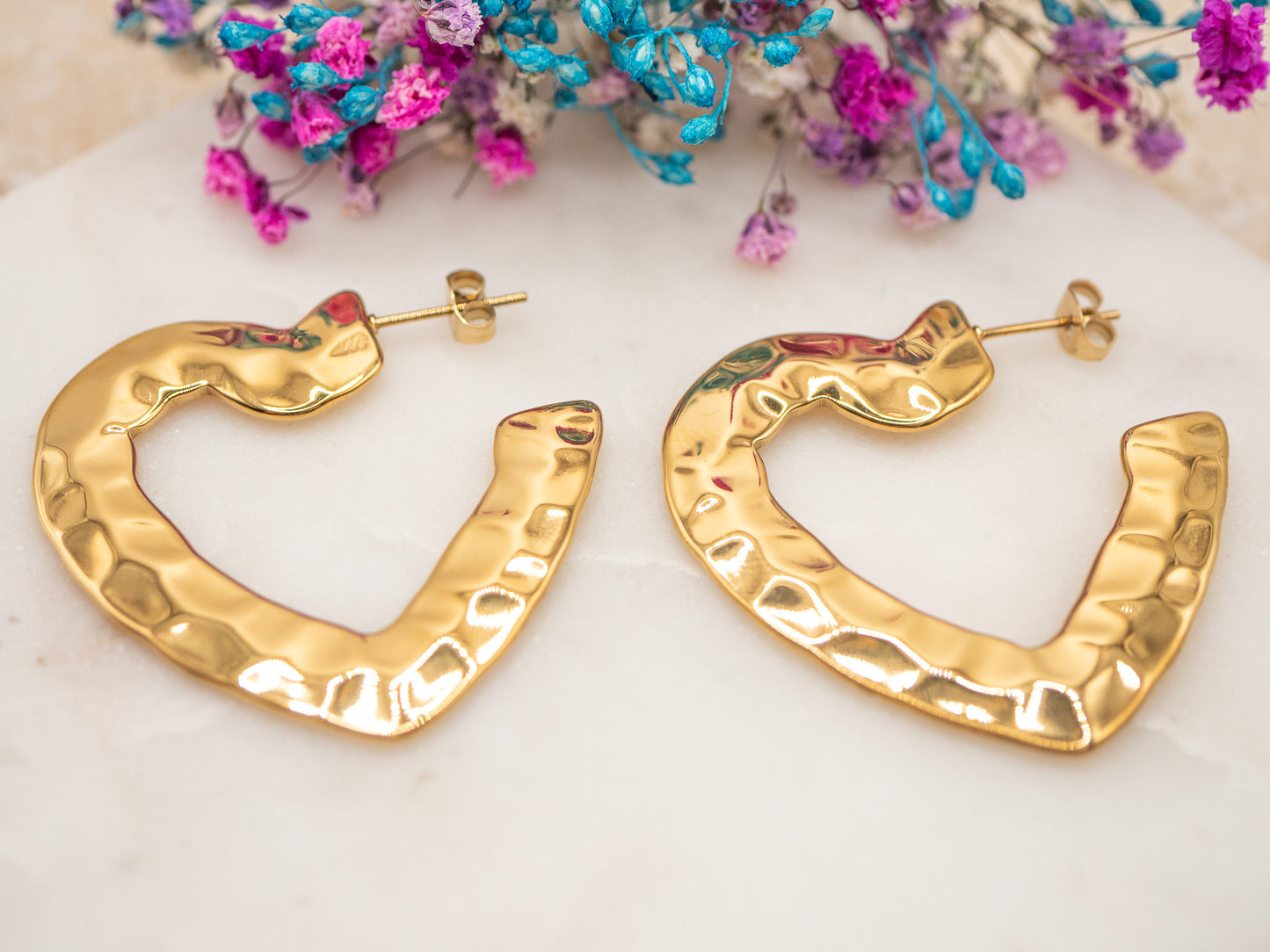 Boucles d'oreilles Arc Miel
