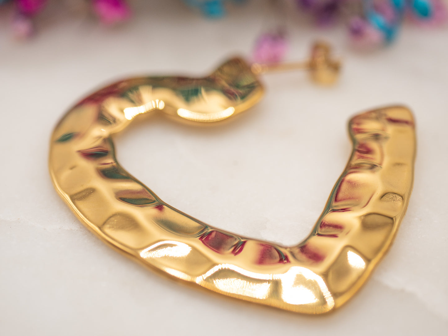 Boucles d'oreilles Arc Miel