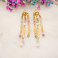 Boucles d'oreilles Frange Pastel