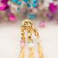 Boucles d'oreilles Frange Pastel