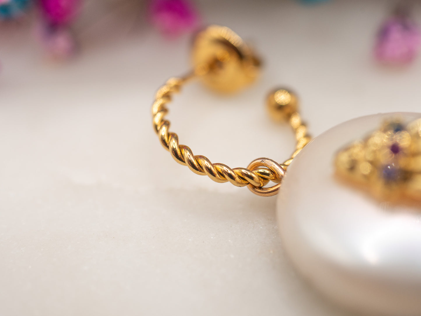 Boucles d'oreilles Perle Tropézienne
