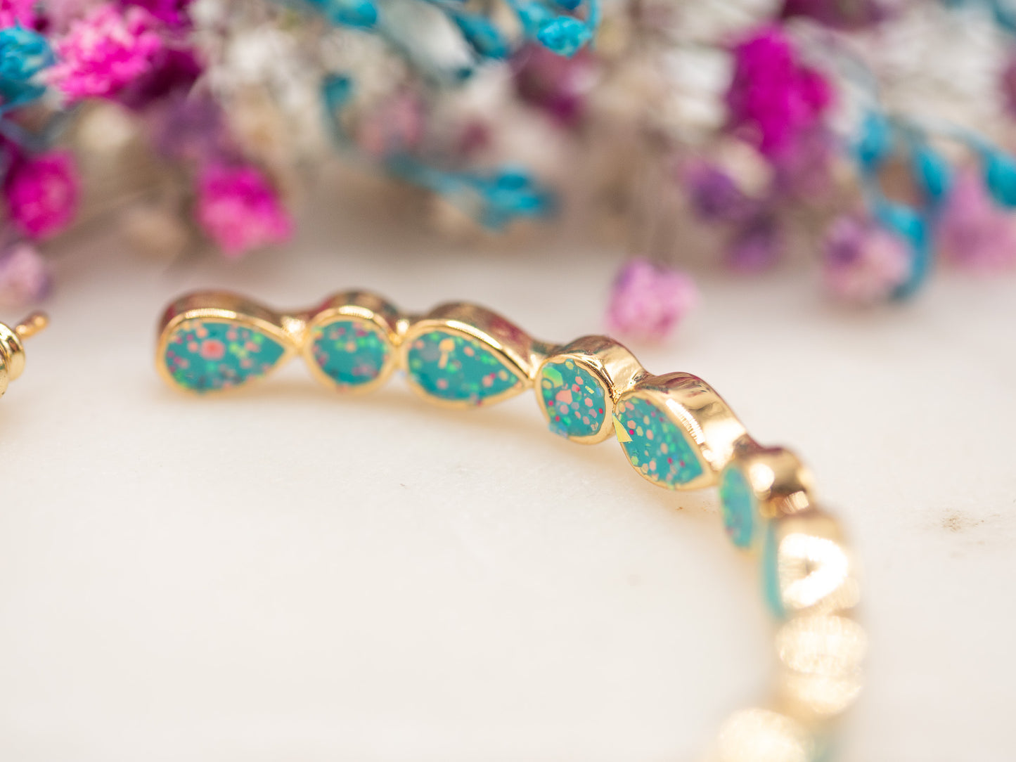 Boucles d'oreilles Lagune