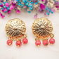 Boucles d'oreilles Rosée Fuchsia