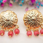 Boucles d'oreilles Rosée Fuchsia