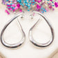 Boucles d'oreilles Vague Chrome