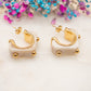 Boucles d'oreilles Écume Ivoire