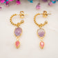 Boucles d'oreilles Duo Sorbet