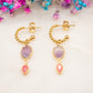 Boucles d'oreilles Duo Sorbet
