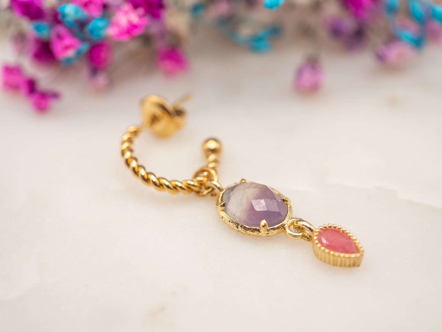 Boucles d'oreilles Duo Sorbet