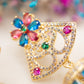 Boucles d'oreilles Cascade Azur