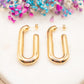 Boucles d'oreilles Étrier Doré